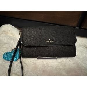 Kate Spade gliiter never used wristlet